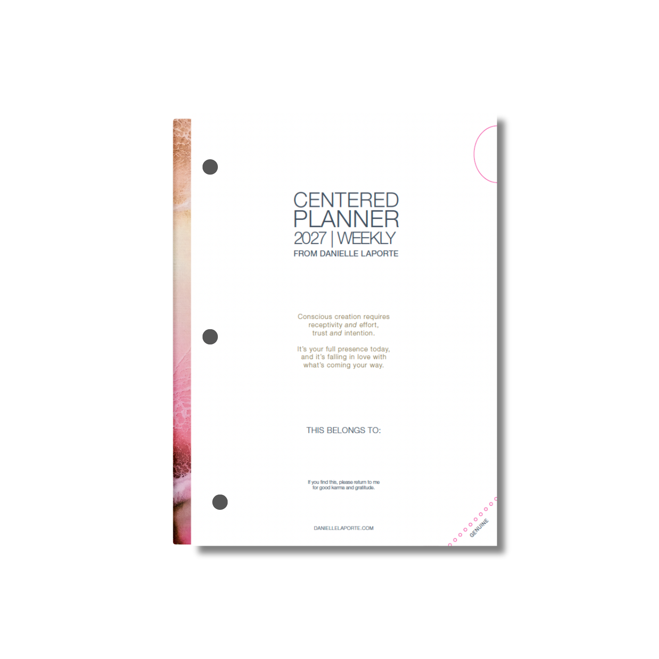 2027 CENTERED Planner | Printable PDF (VIP)