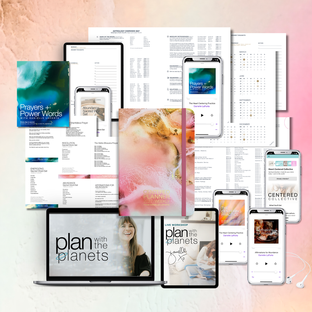 2027 Weekly CENTERED Planner | Rose Sky Cover