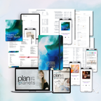 2027 Daily CENTERED Planner | Lapis Wings Cover