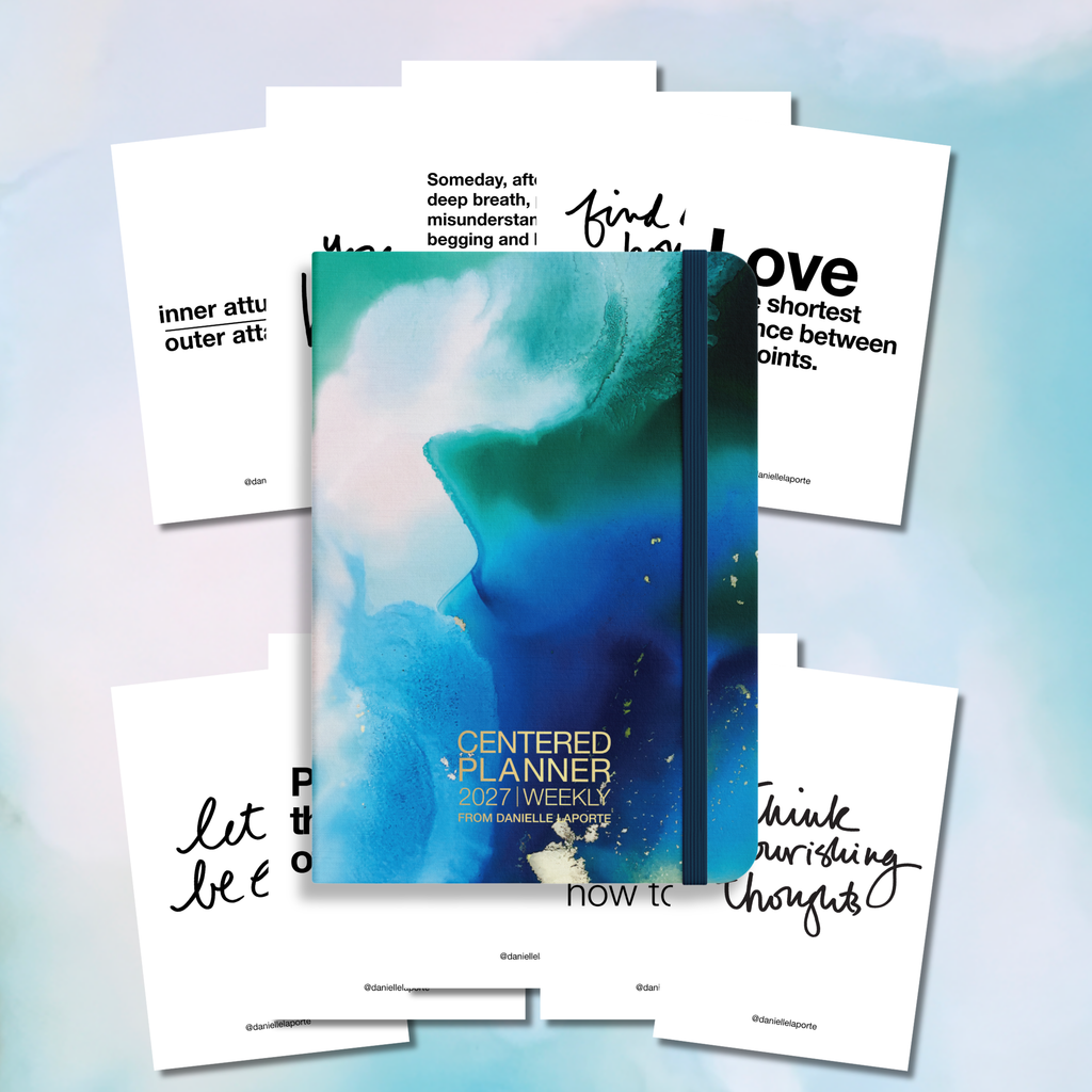 2027 Daily CENTERED Planner | Lapis Wings Cover