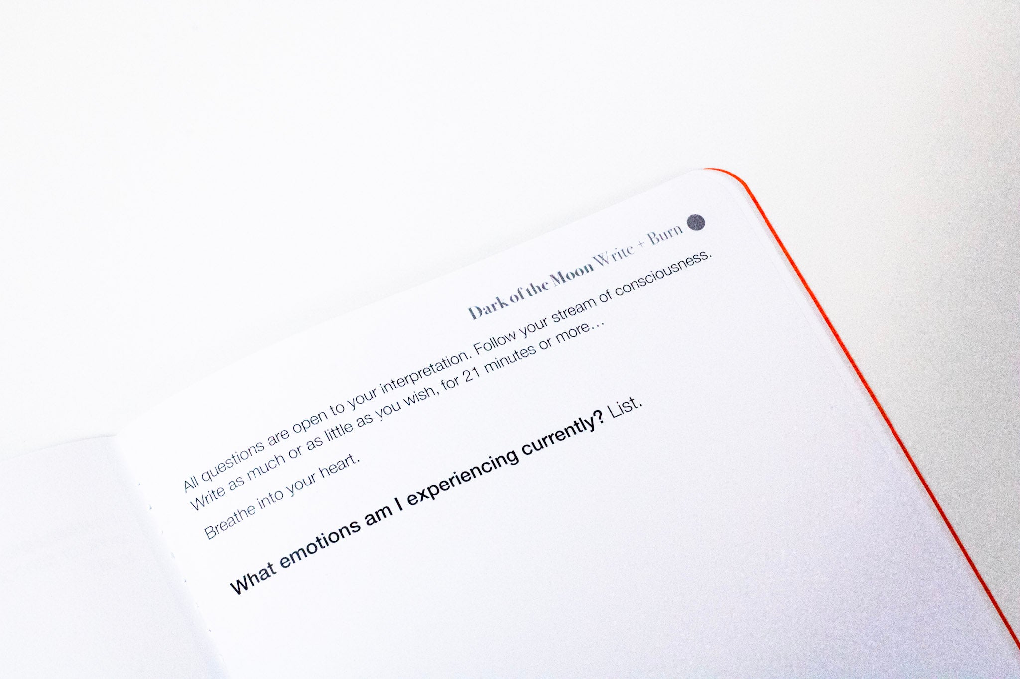 Write + Burn Journal