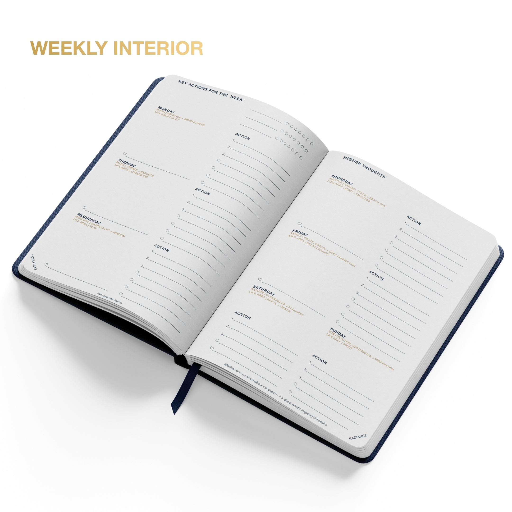 2027 Weekly CENTERED Planner | Rose Sky Cover