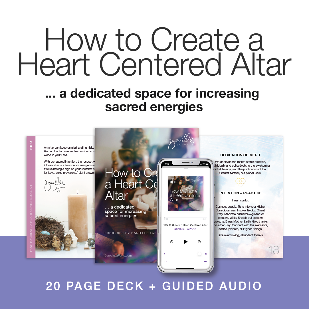 How To Create a Heart Centered Altar (Deck + Guided Audio)