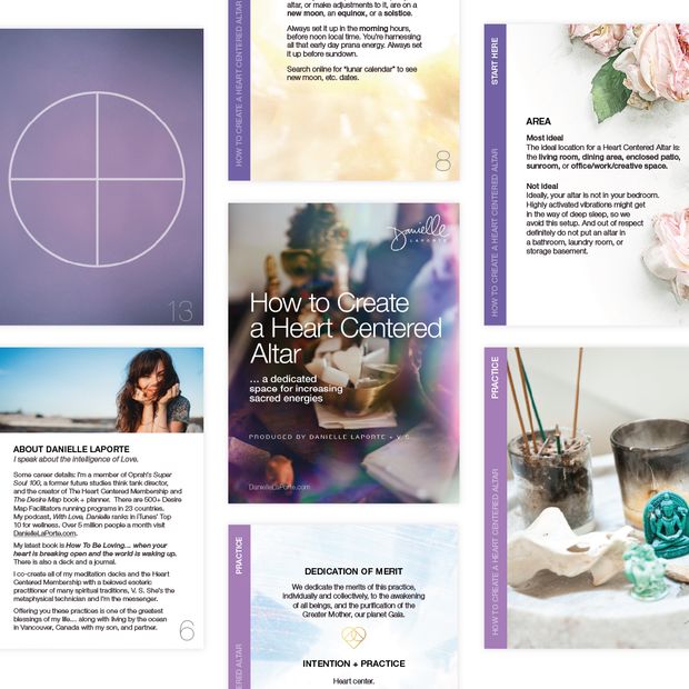 How To Create a Heart Centered Altar (Deck + Guided Audio)