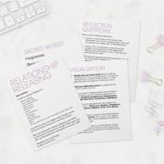 Relationship Nourishment + Releasing: Guided Reflections Bundle