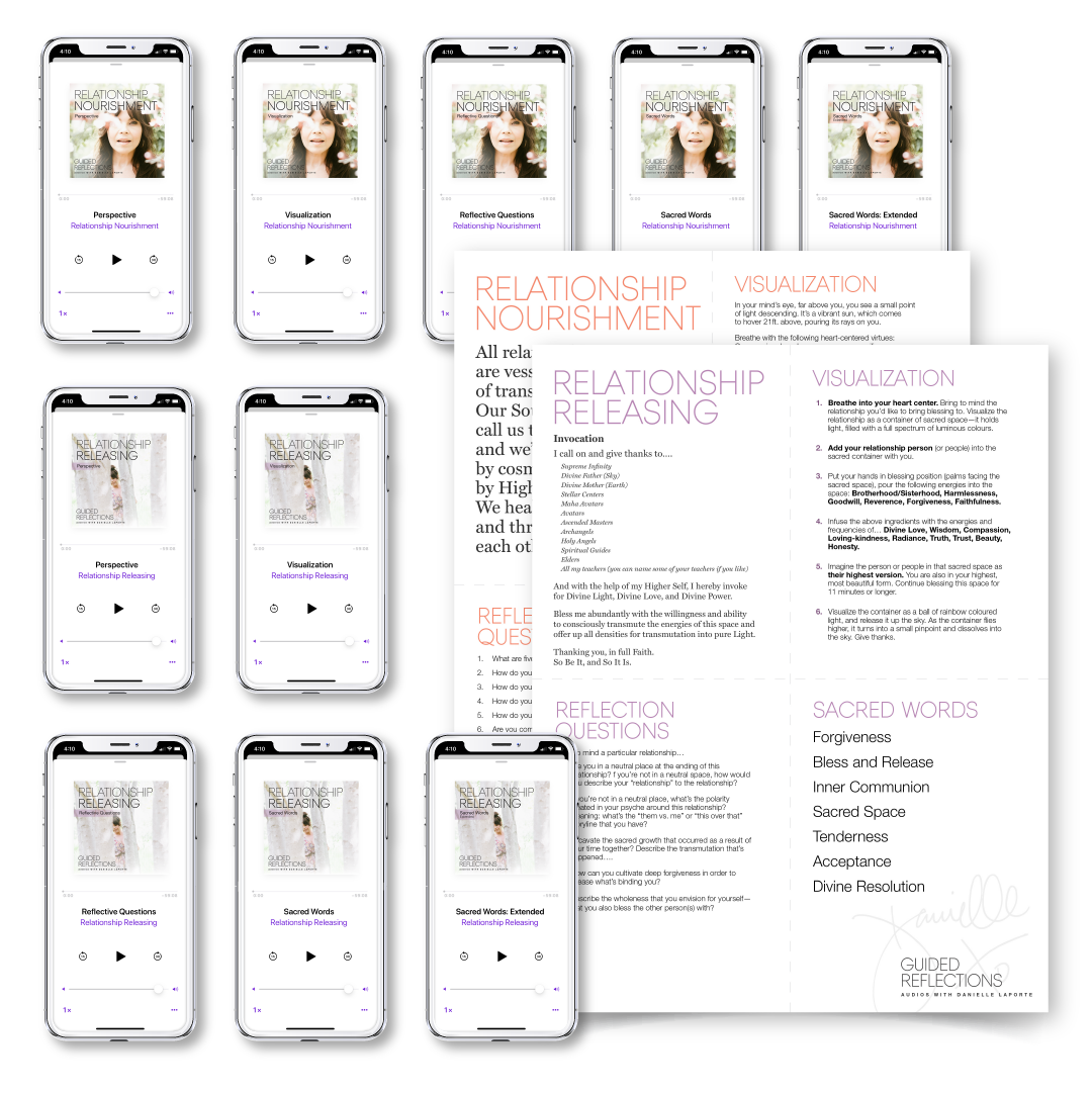 Relationship Nourishment + Releasing: Guided Reflections Bundle