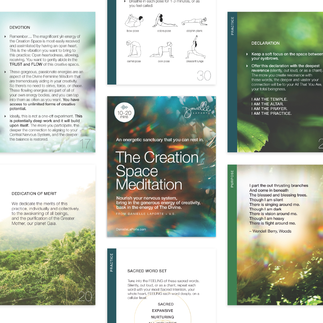 The Creation Space Meditation Deck (VERSION II)