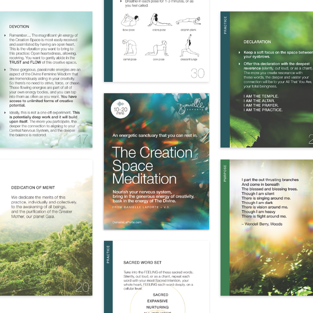 The Creation Space Meditation Deck (VERSION II)