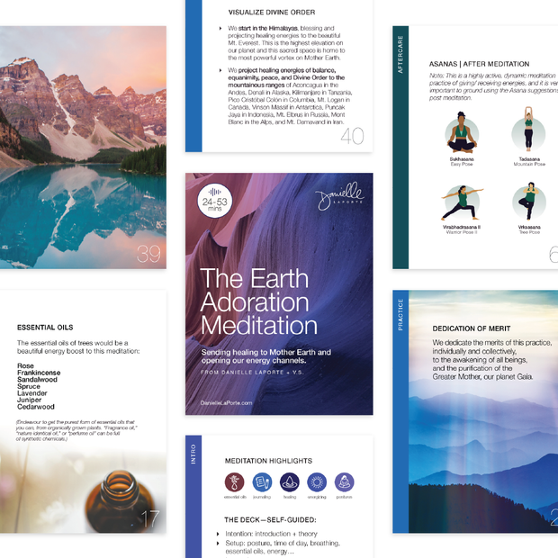 The Earth Adoration Meditation Deck (VERSION II)