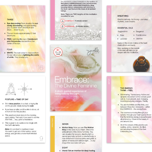 The Embrace Meditation Deck (VERSION II)