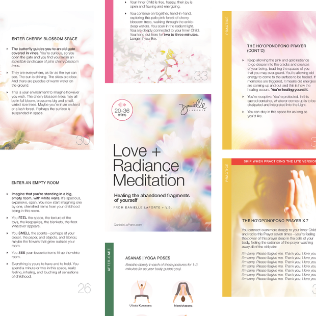 The Love + Radiance Meditation Deck (VERSION II)