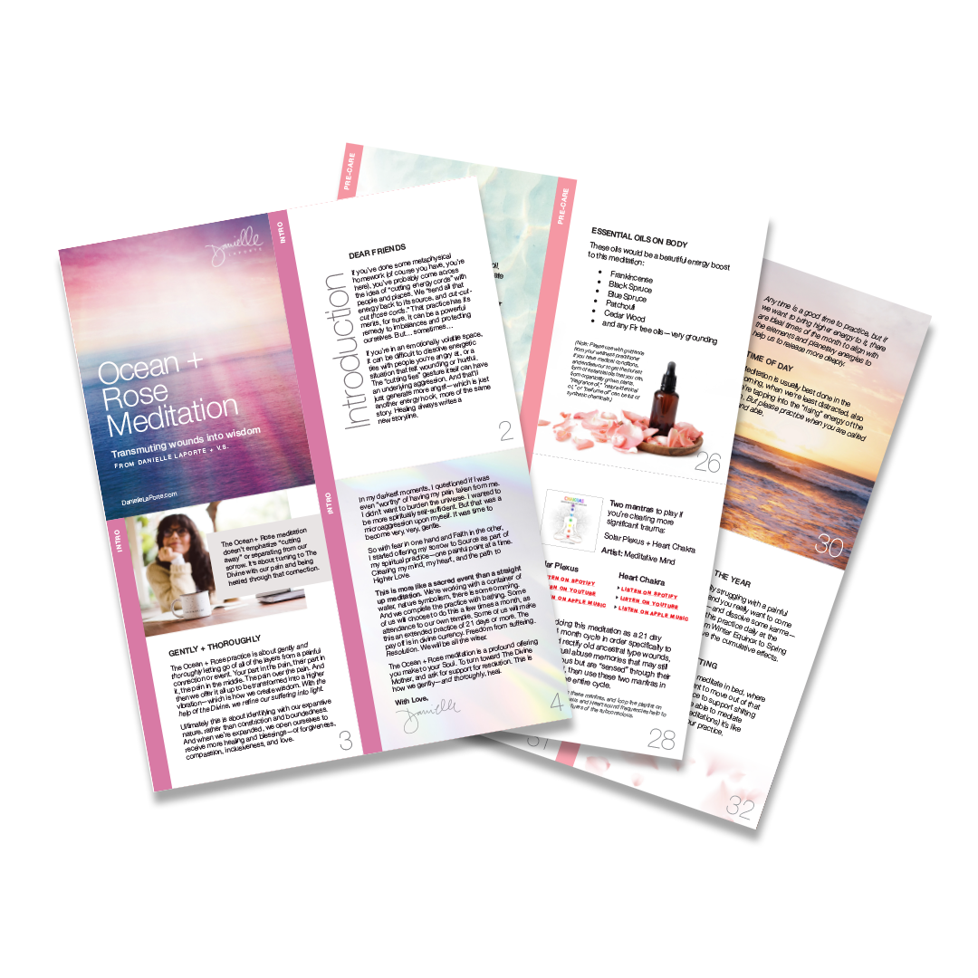 The Ocean + Rose Meditation Deck