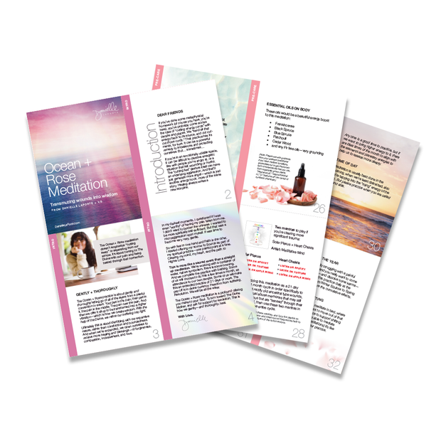 The Ocean + Rose Meditation Deck