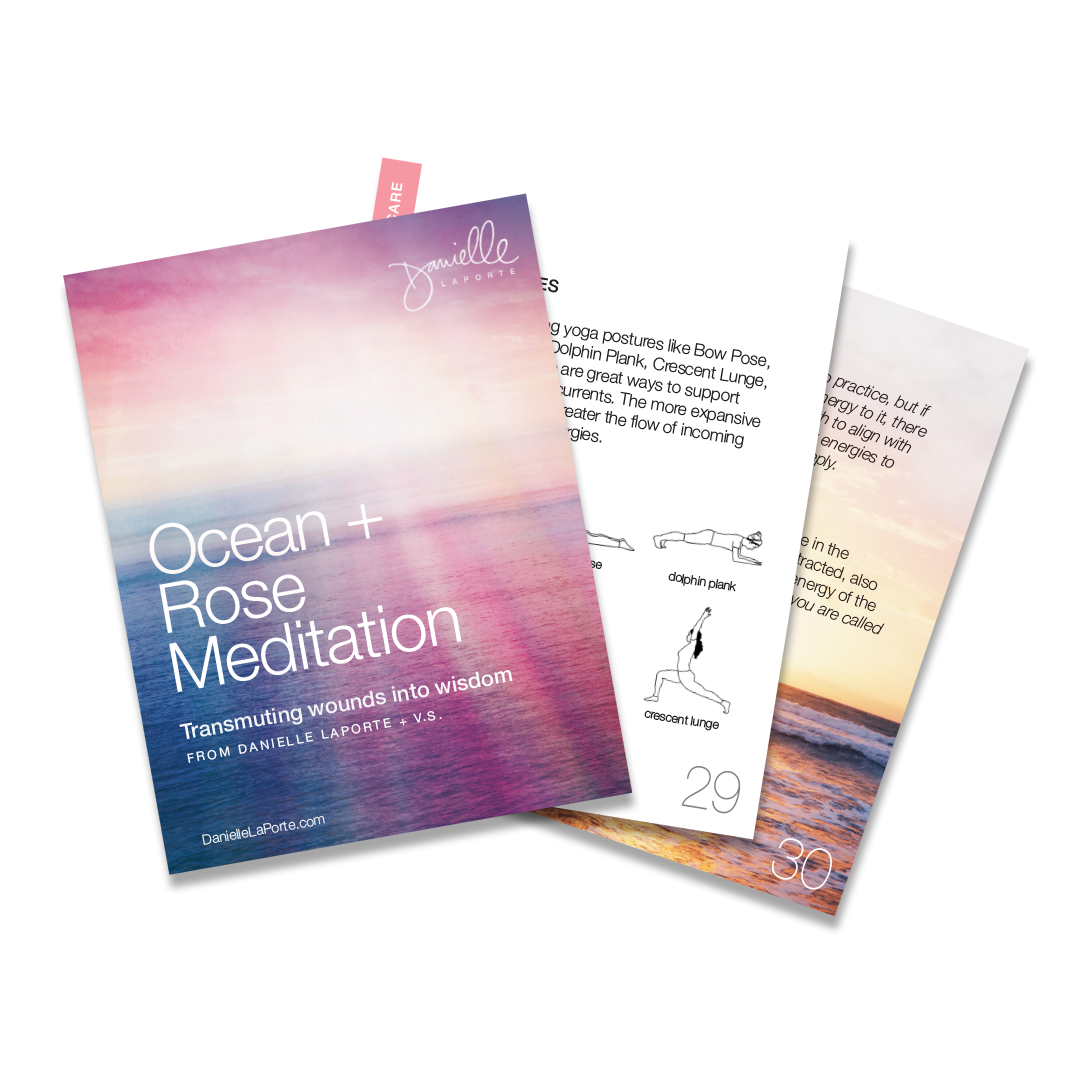 The Ocean + Rose Meditation Deck