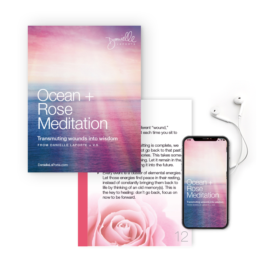 The Ocean + Rose Meditation Deck