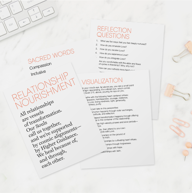 Relationship Nourishment: Guided Reflection
