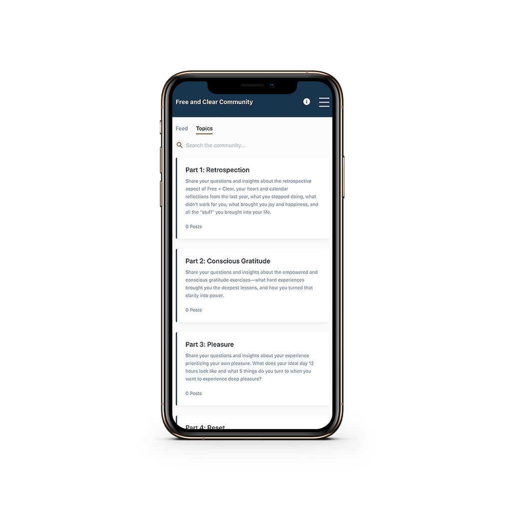 Free + Clear Course – Danielle LaPorte