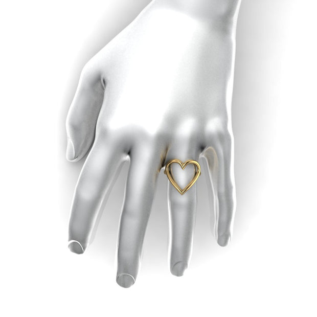The Heart Centered Ring (gold)