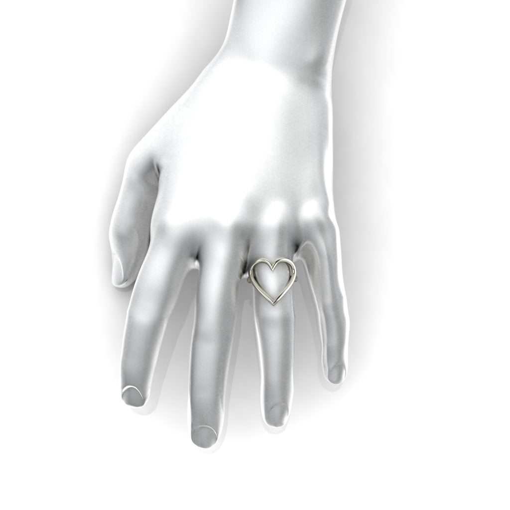 The Heart Centered Ring (silver)