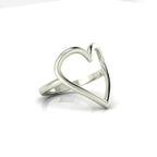 The Heart Centered Ring (silver)