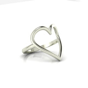 The Heart Centered Ring (silver)