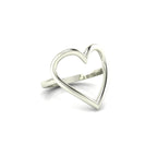 The Heart Centered Ring (silver)