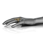 The Vesica Pisces Ring (gold)