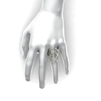 The Vesica Pisces Ring (silver)