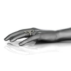 The Vesica Pisces Ring (silver)