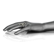 The Vesica Pisces Ring (silver)