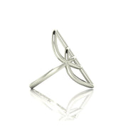 The Vesica Pisces Ring (silver)