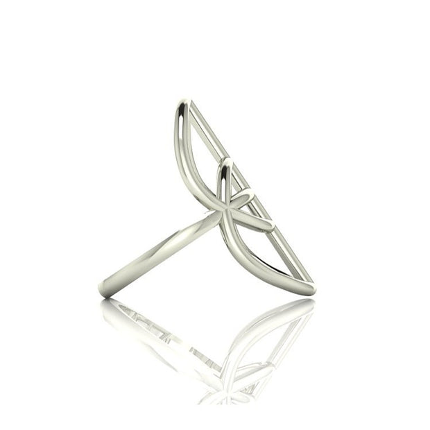 The Vesica Pisces Ring (silver)